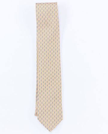 Light Yellow Tie 100% Silk